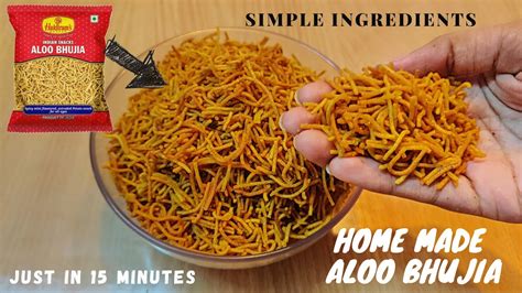 Haldiram S Aloo Bhujia At Home Very Simple And Easy To Make How To