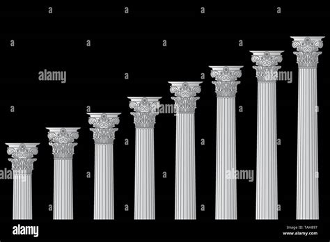 Colonnade Colonnades Column Columns Stock Vector Images Alamy