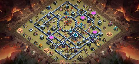Best Anti 3 Stars War Base Th13 With Link 2025 Town Hall Level 13 Cwl