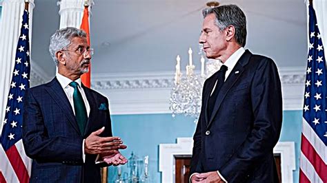 External Affairs Minister Jaishankar Us Secretary Of State Blinken