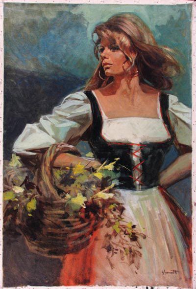Девушка с корзиной - Фото Дом Солнца