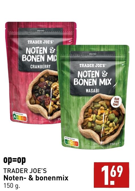 Trader Joe S Noten Bonenmix 150g Aanbieding Bij ALDI