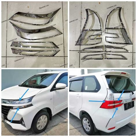 Jual Toyota Avanza Xenia Veloz 2019 Paket Ring Cover List Lis Garnis