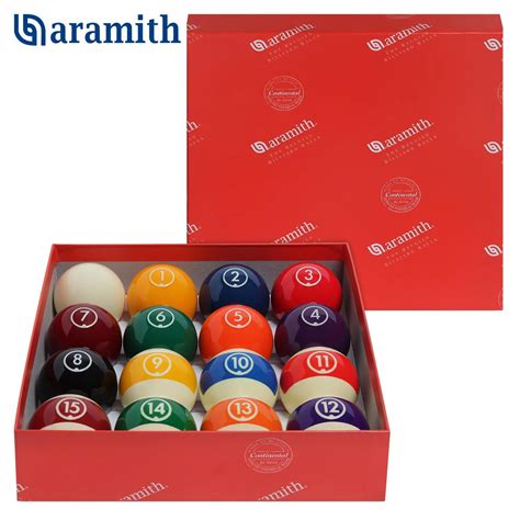 Aramith Ball Set Continental 57 2mm Pool BILMAG Billard Shop