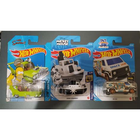 Hot Wheels Temáticos 3 unidades Shopee Brasil