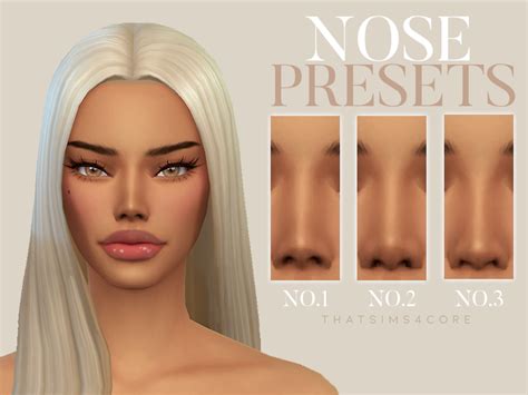 The Sims Resource Nose Presets