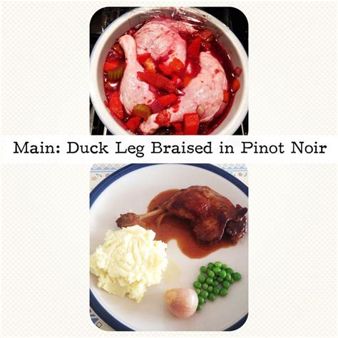 Duck Leg Braised In Pinot Noir With Mush Potato