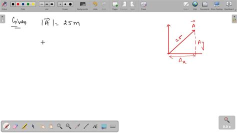 Solved A Vector In The Xy Plane Has A Magnitude Of And An X