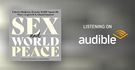 Sex And World Peace Audiobook By Valerie M Hudson Bonnie Ballif Spanvill Mary Caprioli Chad