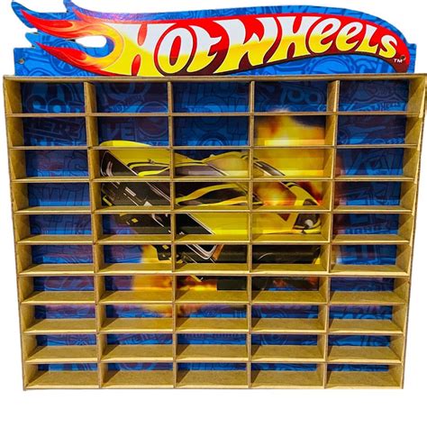 Estante Hot Wheels Para Carrinhos Mdf Adesivado Promoção Shopee Brasil