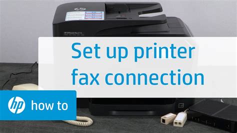 How To Setup Fax On Hp Printer Hp Fax Setup