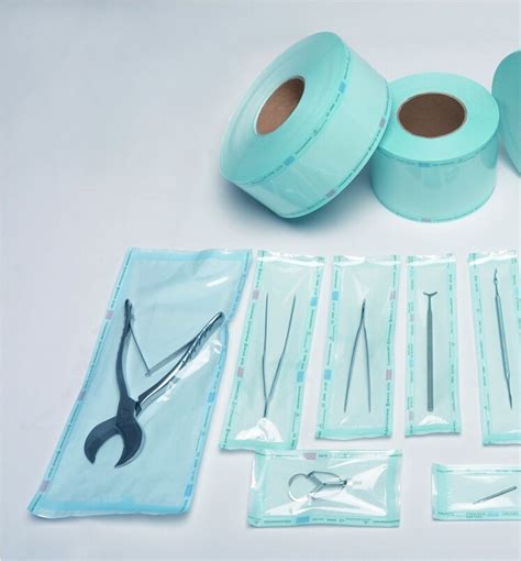 Medical Heat-Sealing Flat Reel Steam Dental Sterile Packaging Bag ...