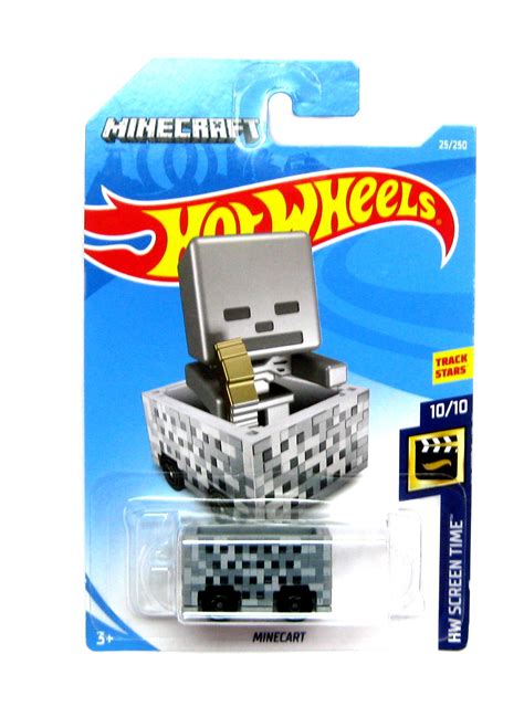Hot Wheels Minecraft Minecart Hw Screen Time Short Card