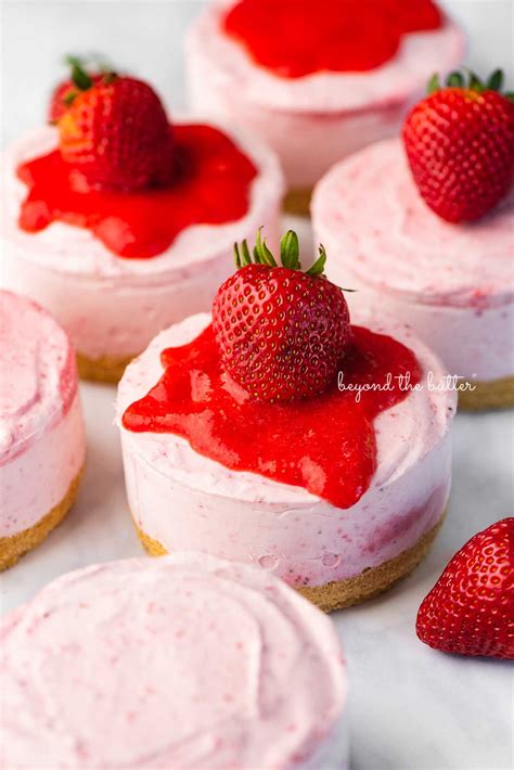 Mini Strawberry Cheesecake