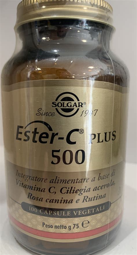 Solgar ester - C plus 500 - 100 CAPSULE VEGETALI - Dott Alessandro Luchetti