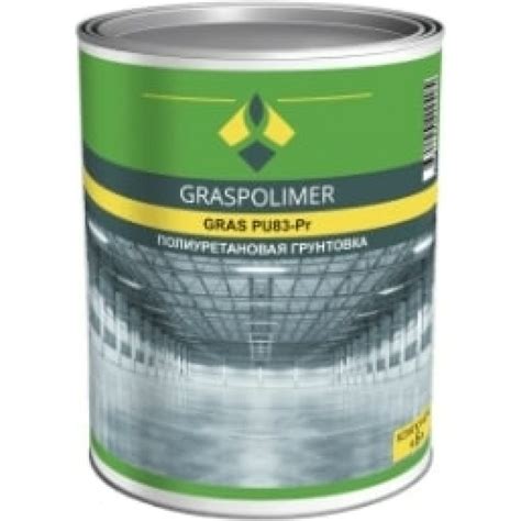Однокомпонентная полиуретановая грунтовка GRASPOLIMER PU83-Pr 5 кг ...