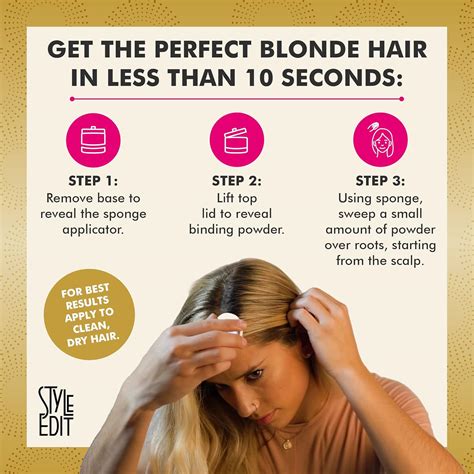 Edit Root Concealer Spray And Root Touch Up Powder To Cover Up Roots And Grays Light Blonde