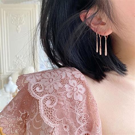 Rose Gold Roronoa Zoro Earrings 925 Sterling Silver Zoroearrings
