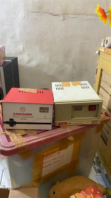 Stabilizer Stavol Merk Kasugawa 500va And Avr On Carousell