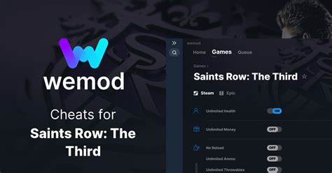 Saints Row: The Third Cheats and Trainers for PC - WeMod