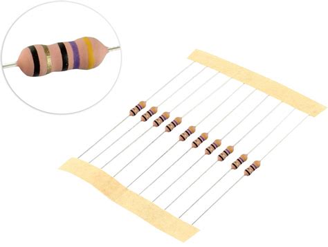 Resistor 47R 1W - Kit com 10 unidades - Usinainfo