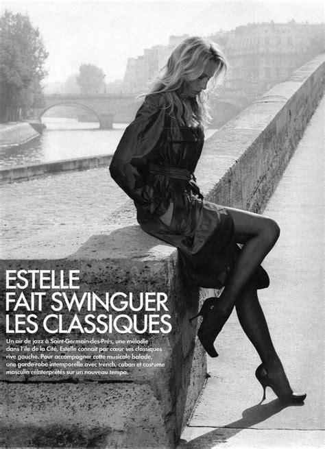 Estelle Lefebure | Estelle lefébure, Carla bruni, Caban