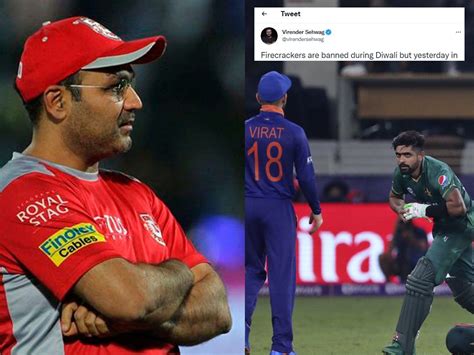 Sehwag Tweet Virender Sehwag Reacts To Firecrackers Being Burst In