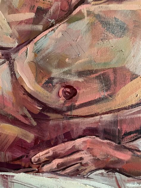 Male Nude Figure Naked Man Gay Erotic Art Sex Art Queer LGBT Oil Painting Nude Male Art