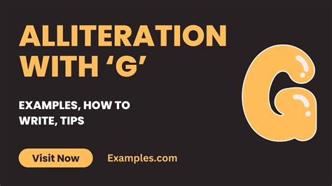 Alliteration with G - 18+ Examples, How to Write, PDF, Tips