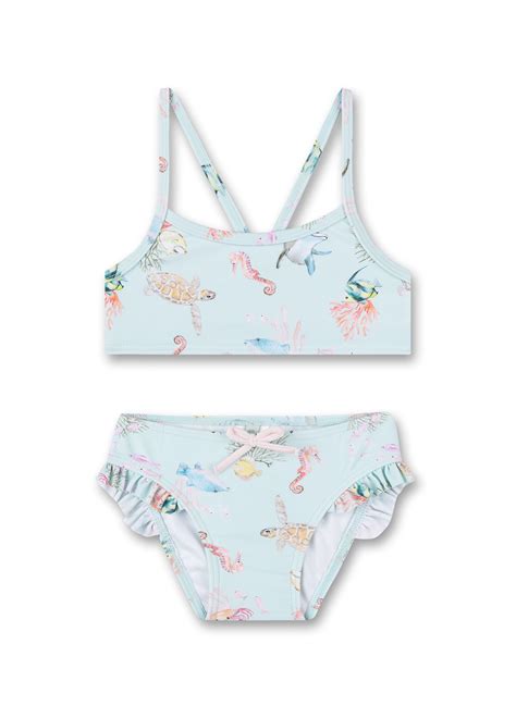 Mädchen Bikini Hellblau 098 4060972899404