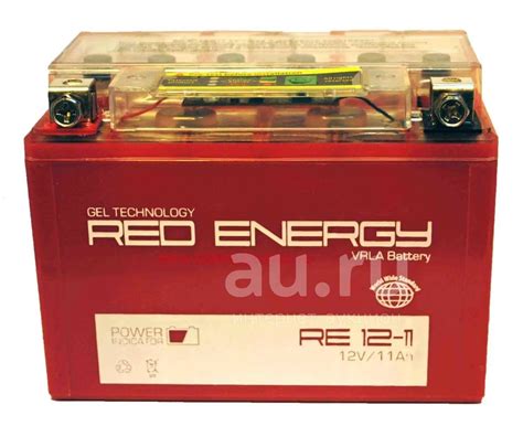 Аккумулятор гелевый для генератор скутера мотоцикла Red Energy ES 12-05 ...