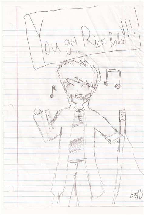 Rick Roll By Bluehoods1000 On Deviantart