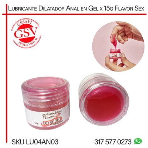 Lubricante Dilatador Anal En Gel X G Flavor Sex Corpolub Gesavi TiendaVirtual