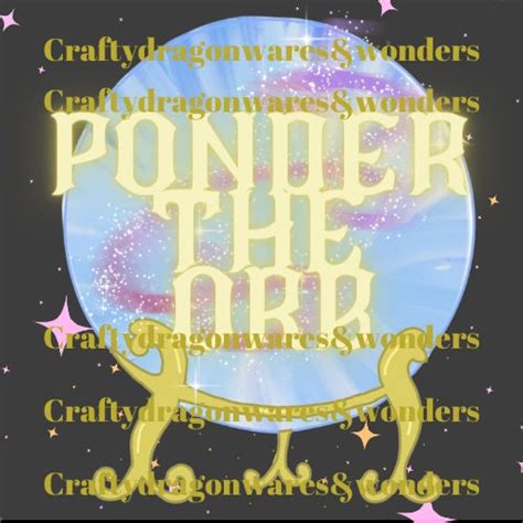 Ponder The Orb Meme Digital File For Product Printing Etsy