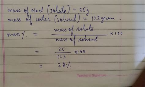 Active Mass Of 2 Mol Of Nacl 2