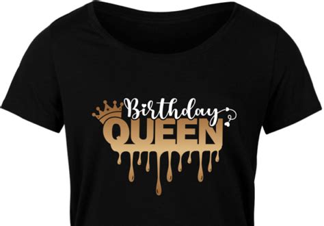 Birthday Queen Crown Birthday Girl T Shirt Design Free Svg File For Members Svg Heart