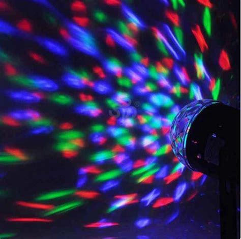 Mini Rgb Led Crystal Magic Ball Stage Effect Verlichting Lamp Party