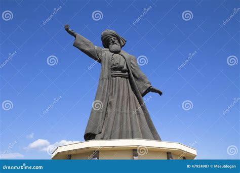 Statue Of Famous Mevlana Rumi Stock Image Image Of Museum High 47924987