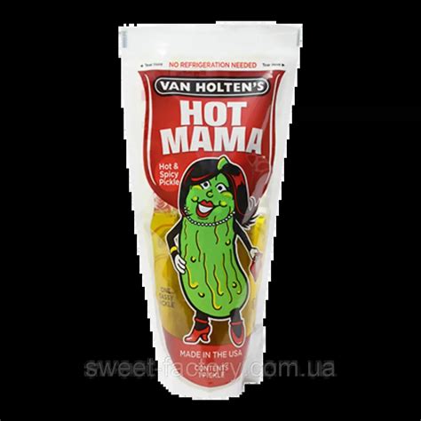 Огурец Van Holten s Hot Mama Hot Spicy Pickle g продаж ціна у