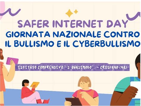 GIORNATA MONDIALE CONTRO IL BULLISMO E IL CYBERBULLISMO SAFER INTERNET