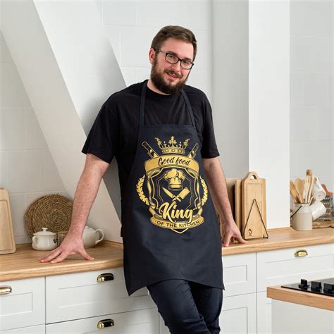 Фартук "Этель" KING 73х71 см, 100% хлопок, саржа 190 гр/м2 (5376665 ...