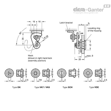 GN 115 8 SK 18 H1 CR 2 Kopen Bestel Bij Elesa Ganter B V