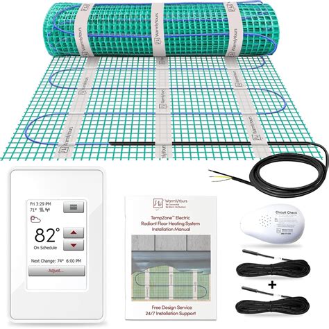 Amazon.com: WarmlyYours 114 sqft (240V) Electric Radiant Floor Heating