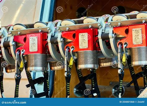 Detailed View Of The Holding Devices For The Passengers Of The Tree
