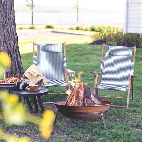 Teak Fire Pit Table Seanhuffergustr
