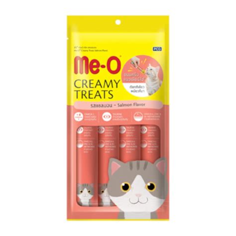 Buy Me-O Creamy Treats Salmon Flavour Cat Teats, 300gm Online at Low ...