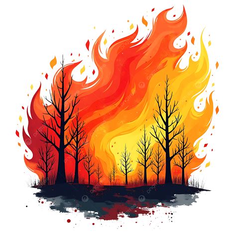 flame fire drawing 7