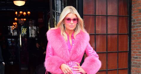 Jessica Simpson Channels Legally Blonde In Eye Poppingly Pink Outfit