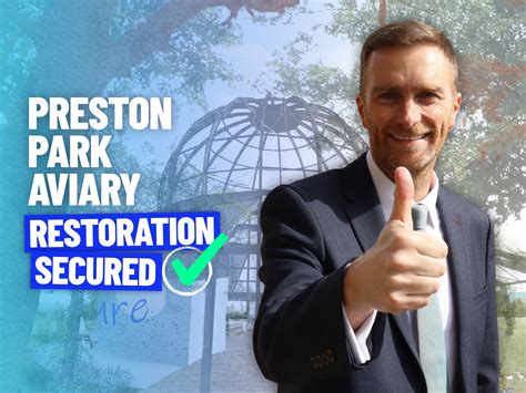 Matt speaks of his delight as Preston Park aviary set to be brought