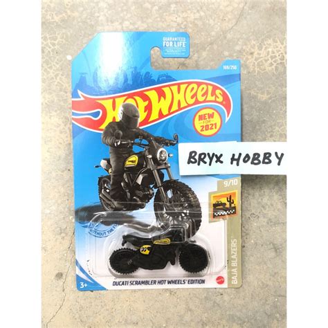 Hot Wheels US Carded Baja Blazers Ducati Scrambler GRX M C J Mooneyes Black Shopee